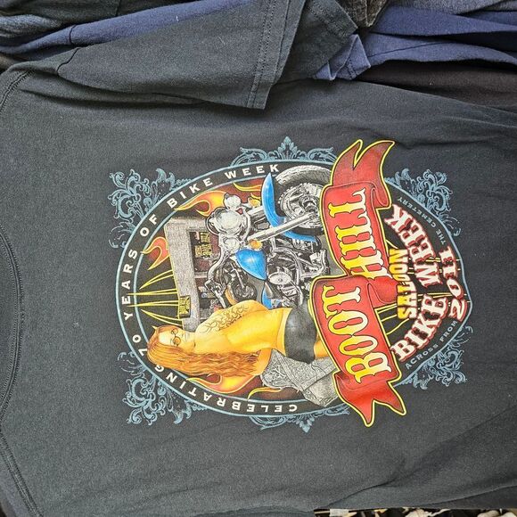 Boot Hill Saloon Bike Week T-Shirt - Picture 1 of 3